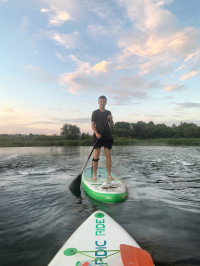 Прогулки на сапах. Невероятное ощущение единения с природой.